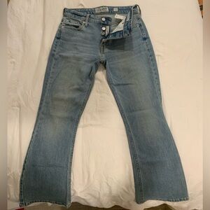 lowrise flared lucky brand jeans